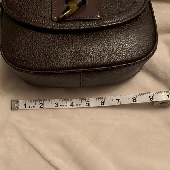 NWT Michael Kors Medium Leather Saddle Bag - Picture 15 of 16